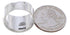Genuine Sterling Silver Multicolor Inlay Ring Size 7-1/4 UX36216